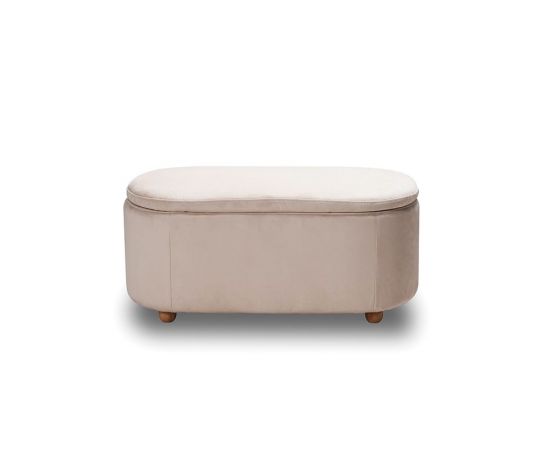 FOSTER ΣΚΑΜΠΟ VELVET BEIGE ΜΕ ΑΠΟΘ. ΧΩΡΟ 99Χ45X45εκ. - ΣΚΑΜΠΟ ΜΠΑΡ στο Milonadakis.gr