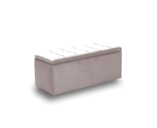LIDO ΣΚΑΜΠΟ VELVET BEIGE ΜΕ ΑΠΟΘ. ΧΩΡΟ 101X41X42εκ. - ΣΚΑΜΠΟ ΜΠΑΡ στο Milonadakis.gr