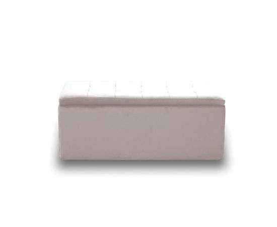 LIDO ΣΚΑΜΠΟ VELVET BEIGE ΜΕ ΑΠΟΘ. ΧΩΡΟ 101X41X42εκ. - ΣΚΑΜΠΟ ΜΠΑΡ στο Milonadakis.gr