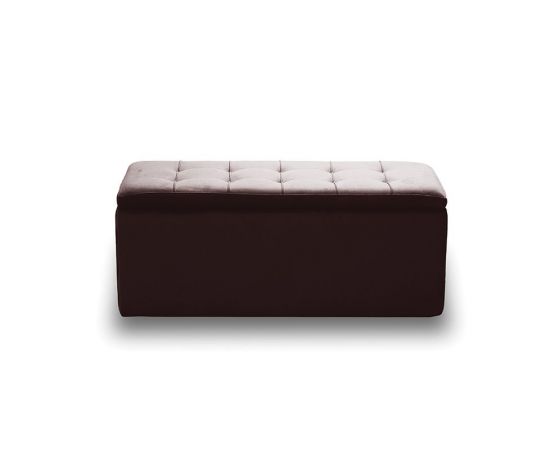 LIDO ΣΚΑΜΠΟ VELVET BROWN ΜΕ ΑΠΟΘ. ΧΩΡΟ 101X41X42εκ. - ΣΚΑΜΠΟ ΜΠΑΡ στο Milonadakis.gr