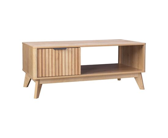 Τραπέζι σαλονιού Hamea pakoworld mdf σε φυσική απόχρωση 110x55,2x45εκ - ΤΡΑΠΕΖΑΚΙΑ ΣΑΛΟΝΙΟΥ στο Milonadakis.gr