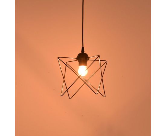 Φωτιστικό οροφής Langit pakoworld Ε27 μέταλλο μάυρο 18x18x65εκ - ΦΩΤΙΣΤΙΚΑ ΟΡΟΦΗΣ στο Milonadakis.gr
