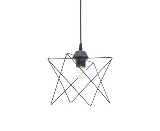 Φωτιστικό οροφής Langit pakoworld Ε27 μέταλλο μάυρο 18x18x65εκ - ΦΩΤΙΣΤΙΚΑ ΟΡΟΦΗΣ στο Milonadakis.gr