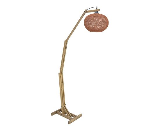 Φωτιστικό δαπέδου Gaia pakoworld Ε27 ξύλο καφέ 20x50x160εκ - ΦΩΤΙΣΤΙΚΑ ΔΑΠΕΔΟΥ στο Milonadakis.gr