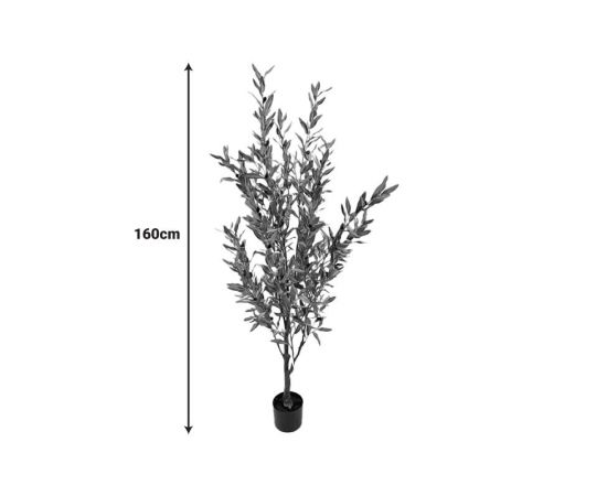Διακοσμητικό φυτό Olive tree II σε γλάστρα Inart πράσινο pp Υ160εκ - ΤΕΧΝΗΤΑ ΦΥΤΑ στο Milonadakis.gr