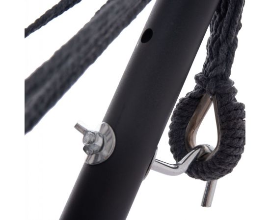 ΑΙΩΡΑ CRAVE HM6304.01 ΑΝΘΡΑΚΙ ΜΕΤΑΛΛΙΚΟΣ ΣΚΕΛΕΤΟΣ-ΣΚΟΥΡΟ ΓΚΡΙ ΥΦΑΣΜΑ 265x93x105Υεκ - ΚΟΥΝΙΕΣ - ΦΩΛΙΕΣ στο Milonadakis.gr
