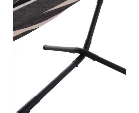 ΑΙΩΡΑ CRAVE HM6304.03 ΑΝΘΡΑΚΙ ΜΕΤΑΛ. ΣΚΕΛΕΤΟΣ--ΜΠΛΕ ΠΑΝΙ ΜΕ ΛΕΥΚΗ ΡΙΓΑ 265x93x105Υεκ - ΚΟΥΝΙΕΣ - ΦΩΛΙΕΣ στο Milonadakis.gr