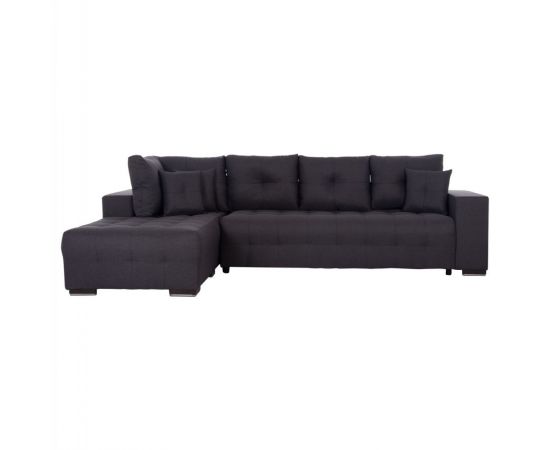 ΓΩΝΙΑΚΟΣ ΚΑΝΑΠΕΣ-ΚΡΕΒΑΤΙ ΜΕ ΑΠΟΘ.ΧΩΡΟ TRENDSTON HM3302.01L ΓΚΡΙ ΥΦΑΣΜΑ 298x177x95Υεκ - ΚΑΝΑΠΕΔΕΣ-ΣΑΛΟΝΙΑ στο Milonadakis.gr