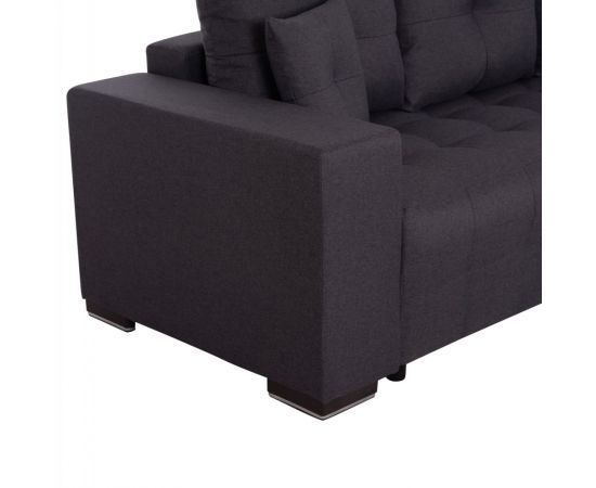 ΓΩΝΙΑΚΟΣ ΚΑΝΑΠΕΣ-ΚΡΕΒΑΤΙ ΜΕ ΑΠΟΘ.ΧΩΡΟ TRENDSTON HM3302.01R ΓΚΡΙ ΥΦΑΣΜΑ 298x177x95Υεκ - ΚΑΝΑΠΕΔΕΣ-ΣΑΛΟΝΙΑ στο Milonadakis.gr