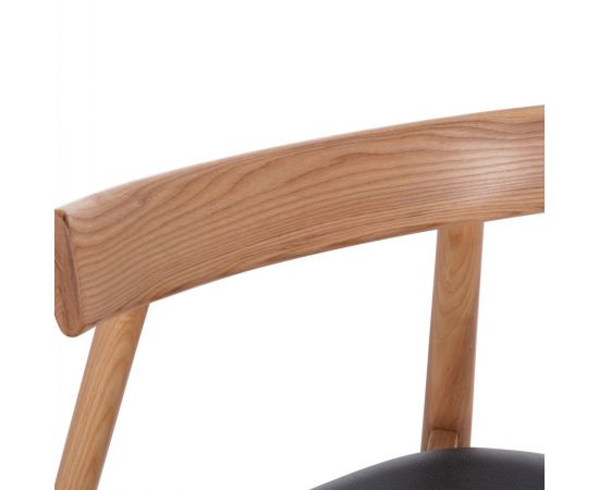 KΑΡΕΚΛΑ ΤΡΑΠΕΖΑΡΙΑΣ SEKAN HM18245.04 RUBBERWOOD-ΜΑΥΡΟ PU 60x54x72Υεκ - ΚΑΡΕΚΛΕΣ - ΠΟΛΥΘΡΟΝΕΣ ΕΣ. στο Milonadakis.gr