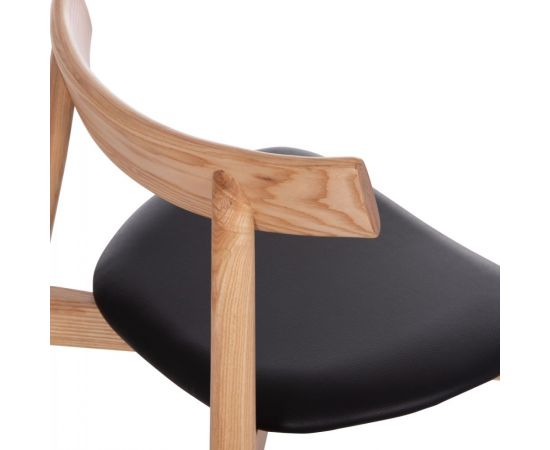 KΑΡΕΚΛΑ ΤΡΑΠΕΖΑΡΙΑΣ SEKAN HM18245.04 RUBBERWOOD-ΜΑΥΡΟ PU 60x54x72Υεκ - ΚΑΡΕΚΛΕΣ - ΠΟΛΥΘΡΟΝΕΣ ΕΣ. στο Milonadakis.gr