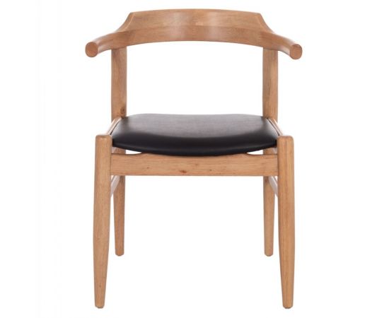 ΠΟΛΥΘΡΟΝΑ CERSEI HM9946.01 RUBBERWOOD ΣΕ LIGHT OAK & PU ΣΕ ΜΑΥΡΟ 57x53x72Υεκ - ΚΑΡΕΚΛΕΣ - ΠΟΛΥΘΡΟΝΕΣ ΕΣ. στο Milonadakis.gr