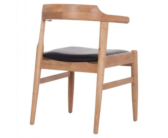 ΠΟΛΥΘΡΟΝΑ CERSEI HM9946.01 RUBBERWOOD ΣΕ LIGHT OAK & PU ΣΕ ΜΑΥΡΟ 57x53x72Υεκ - ΚΑΡΕΚΛΕΣ - ΠΟΛΥΘΡΟΝΕΣ ΕΣ. στο Milonadakis.gr