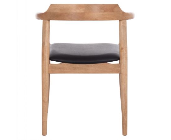 ΠΟΛΥΘΡΟΝΑ CERSEI HM9946.01 RUBBERWOOD ΣΕ LIGHT OAK & PU ΣΕ ΜΑΥΡΟ 57x53x72Υεκ - ΚΑΡΕΚΛΕΣ - ΠΟΛΥΘΡΟΝΕΣ ΕΣ. στο Milonadakis.gr