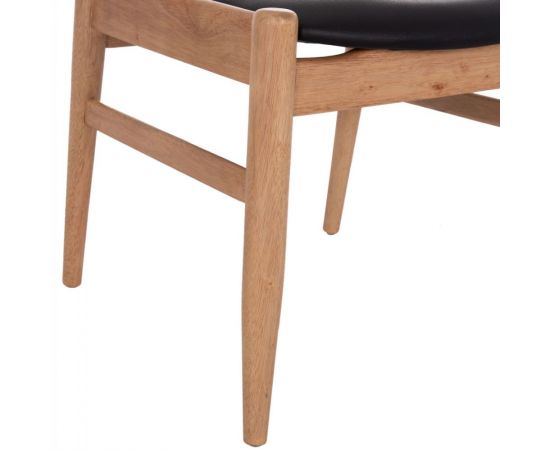 ΠΟΛΥΘΡΟΝΑ CERSEI HM9946.01 RUBBERWOOD ΣΕ LIGHT OAK & PU ΣΕ ΜΑΥΡΟ 57x53x72Υεκ - ΚΑΡΕΚΛΕΣ - ΠΟΛΥΘΡΟΝΕΣ ΕΣ. στο Milonadakis.gr