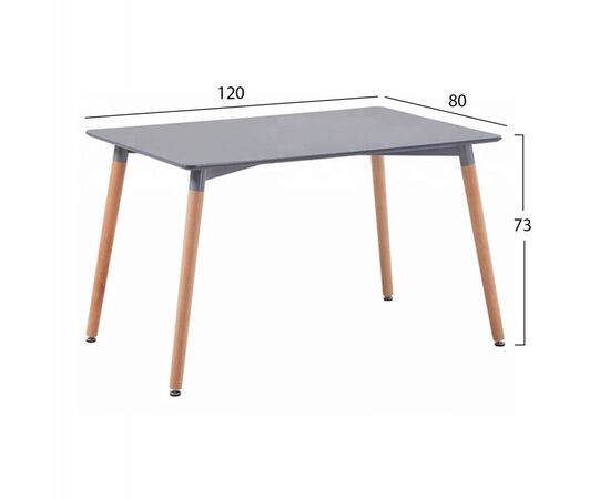 ΣΕΤ ΤΡΑΠΕΖΑΡΙΑΣ 5ΤΜΧ ANAIS HM21176 MDF TOP ΣΕ ΓΚΡΙ--P.P. & PU ΣΕ ΓΚΡΙ - ΤΡΑΠΕΖΑΡΙΕΣ στο Milonadakis.gr