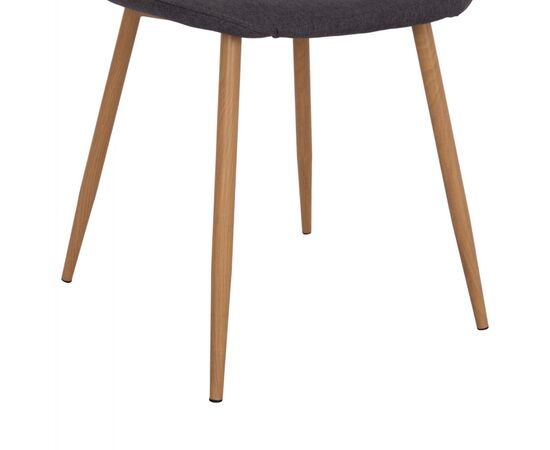 ΣΕΤ ΤΡΑΠΕΖΑΡΙΑΣ 5ΤΜΧ MINARDO HM21179 MDF TOP ΣΕ ΜΑΥΡΟ--ΣΚΟΥΡΟ ΓΚΡΙ ΥΦΑΣΜΑ - ΤΡΑΠΕΖΑΡΙΕΣ στο Milonadakis.gr
