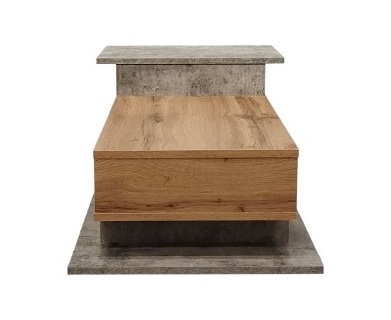 Τραπέζι σαλονιού Nuvele pakoworld σε γκρι antique-sonoma απόχρωση 90x50x35εκ - ΤΡΑΠΕΖΑΚΙΑ ΣΑΛΟΝΙΟΥ στο Milonadakis.gr