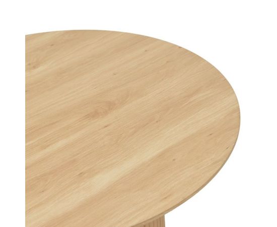 Τραπέζι σαλονιού Opols pakoworld mdf σε  φυσική απόχρωση Φ90x42εκ - ΤΡΑΠΕΖΑΚΙΑ ΣΑΛΟΝΙΟΥ στο Milonadakis.gr