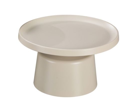 Τραπέζι σαλονιού Ginoze Inart μέταλλο σε cappuccino απόχρωση Φ70x38εκ - ΤΡΑΠΕΖΑΚΙΑ ΣΑΛΟΝΙΟΥ στο Milonadakis.gr
