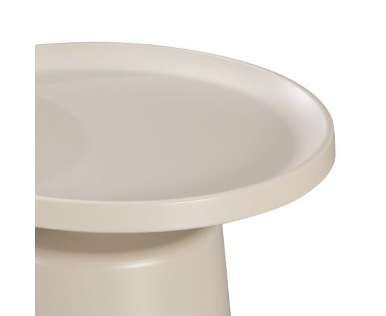 Τραπέζι σαλονιού Ginoze Inart μέταλλο σε cappuccino απόχρωση Φ70x38εκ - ΤΡΑΠΕΖΑΚΙΑ ΣΑΛΟΝΙΟΥ στο Milonadakis.gr
