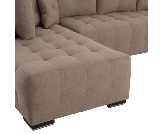 ΓΩΝΙΑΚΟΣ ΚΑΝΑΠΕΣ-ΚΡΕΒΑΤΙ ΜΕ ΑΠΟΘ.ΧΩΡΟ TRENDSTON HM3302.03L ΜΠΕΖ ΥΦΑΣΜΑ 298x177x95Υεκ - ΚΑΝΑΠΕΔΕΣ-ΣΑΛΟΝΙΑ στο Milonadakis.gr