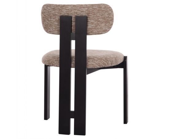 ΚΑΡΕΚΛΑ ΤΡΑΠΕΖΑΡΙΑΣ KARVO HM18252.03 ΚΑΦΕ ΥΦΑΣΜΑ--ΞΥΛΟ ΣΕ ΜΑΥΡΟ 57x50x78,5Υεκ. - ΚΑΡΕΚΛΕΣ - ΠΟΛΥΘΡΟΝΕΣ ΕΣ. στο Milonadakis.gr