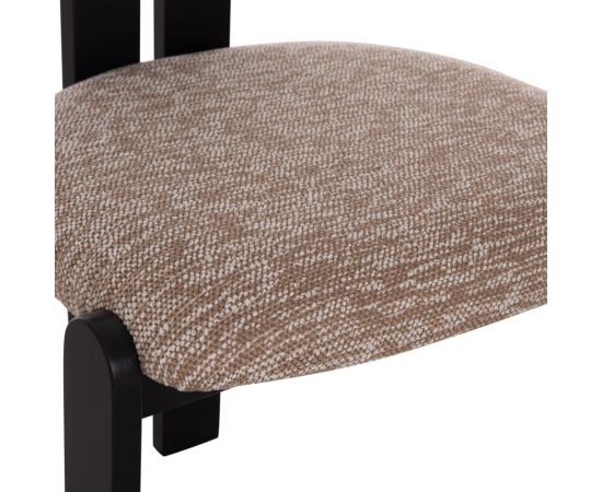 ΚΑΡΕΚΛΑ ΤΡΑΠΕΖΑΡΙΑΣ KARVO HM18252.03 ΚΑΦΕ ΥΦΑΣΜΑ--ΞΥΛΟ ΣΕ ΜΑΥΡΟ 57x50x78,5Υεκ. - ΚΑΡΕΚΛΕΣ - ΠΟΛΥΘΡΟΝΕΣ ΕΣ. στο Milonadakis.gr