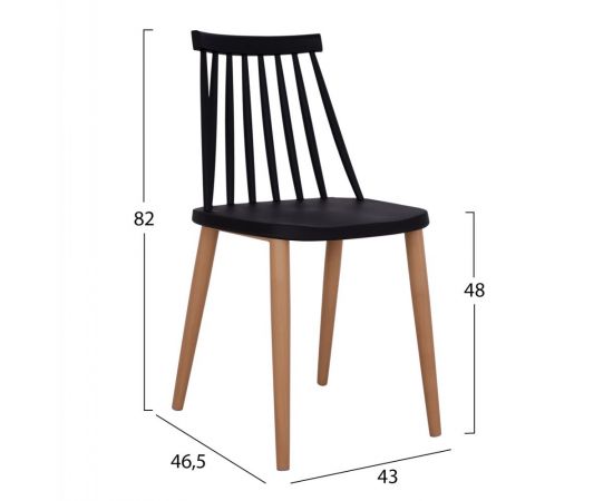 ΣΕΤ ΤΡΑΠΕΖΑΡΙΑΣ 5ΤΜΧ MINIMAL HM21178 MDF TOP ΣΕ ΜΑΥΡΟ-ΣΚΕΛΕΤΟΣ ΣΕ ΦΥΣΙΚΟ ΞΥΛΟΥ - ΤΡΑΠΕΖΑΡΙΕΣ στο Milonadakis.gr