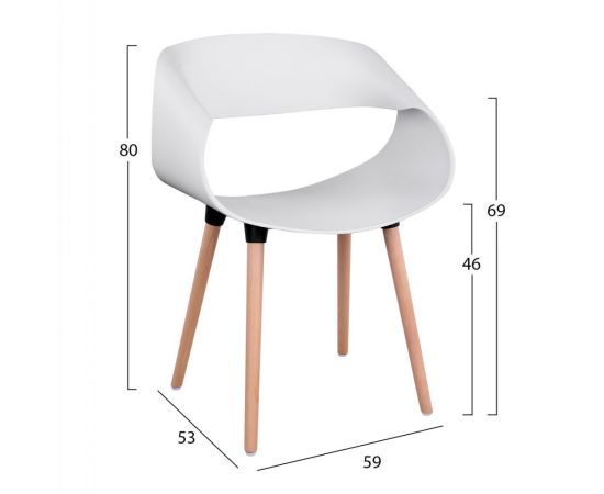 ΣΕΤ ΤΡΑΠΕΖΑΡΙΑΣ 5ΤΜΧ MAGGIE HM21186 MDF TOP & ΠΟΛΥΠΡΟΠΥΛΕΝΙΟ ΣΕ ΛΕΥΚΟ ΧΡΩΜΑ - ΤΡΑΠΕΖΑΡΙΕΣ στο Milonadakis.gr