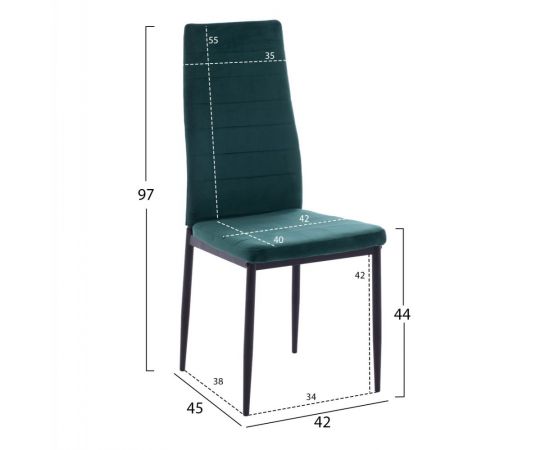 ΣΕΤ ΤΡΑΠΕΖΑΡΙΑΣ 5ΤΜΧ LADY HM21199.03 ΓΥΑΛΙ--ΜΕΤΑΛΛΟ ΣΕ ΜΑΥΡΟ & ΒΕΛΟΥΔΟ ΚΥΠΑΡΙΣΣΙ - ΤΡΑΠΕΖΑΡΙΕΣ στο Milonadakis.gr