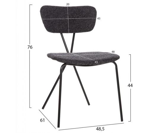 ΣΕΤ ΤΡΑΠΕΖΑΡΙΑΣ 5ΤΜΧ BROLIN HM21200 MDF TOP & ΜΕΤΑΛΛΟ ΜΑΥΡΟ-ΣΚΟΥΡΟ ΓΚΡΙ ΥΦΑΣΜΑ - ΤΡΑΠΕΖΑΡΙΕΣ στο Milonadakis.gr