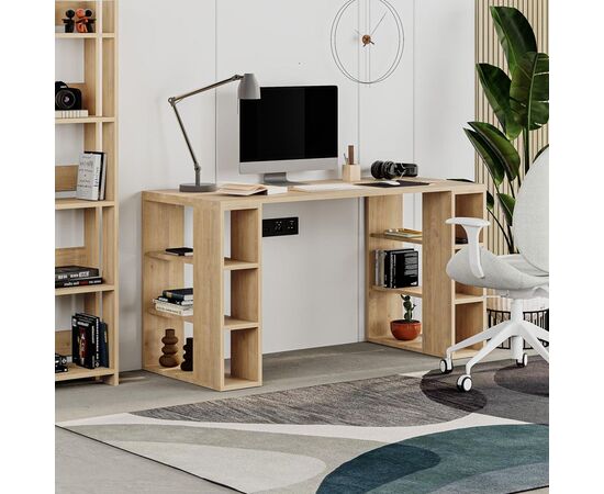 Γραφείο Colmar pakoworld σε oak απόχρωση 140x60x75εκ - ΓΡΑΦΕΙΑ στο Milonadakis.gr