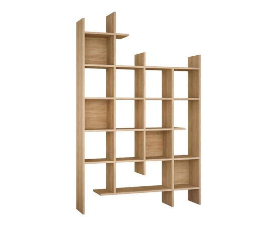 Βιβλιοθήκη Manco pakoworld σε oak απόχρωση 122x25.5x188εκ - ΒΙΒΛΙΟΘΗΚΕΣ στο Milonadakis.gr
