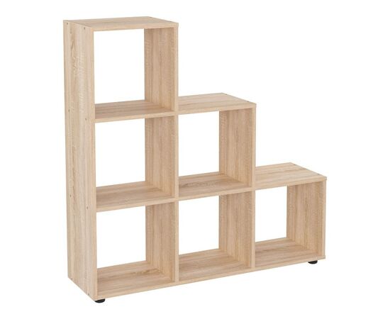 Βιβλιοθήκη Schody pakoworld σε oak απόχρωση 105.5x29.2x107εκ - ΒΙΒΛΙΟΘΗΚΕΣ στο Milonadakis.gr