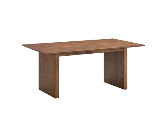 Τραπέζι Eleganza pakoworld mdf σε καρυδί απόχρωση 180x99x75.8εκ - ΤΡΑΠΕΖΙΑ ΚΟΥΖΙΝΑΣ στο Milonadakis.gr