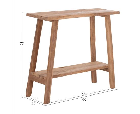 ΚΟΝΣΟΛΑ TALIBER HM18256 ΞΥΛΟ TEAK ΣΕ ΦΥΣΙΚΟ ΧΡΩΜΑ 90x30x77Υεκ. - ΜΠΟΥΦΕΔΕΣ-ΚΟΝΣΟΛΕΣ στο Milonadakis.gr