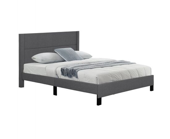 ΚΡΕΒΑΤΙ TRILLOP HM666.12 ΓΚΡΙ ΥΦΑΣΜΑ ΓΙΑ ΣΤΡΩΜΑ 160X200εκ. - ΚΡΕΒΑΤΙΑ στο Milonadakis.gr