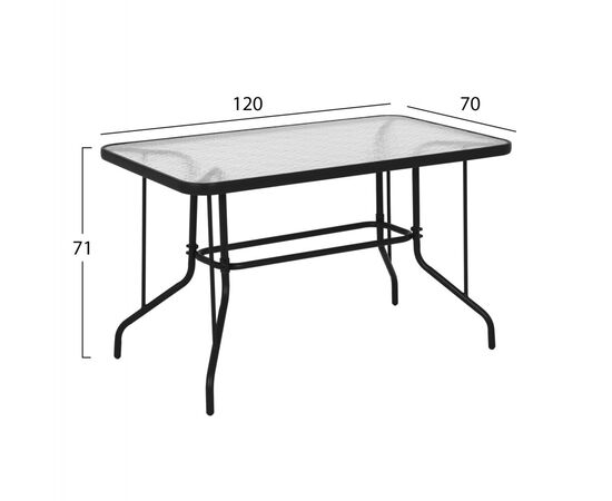ΣΕΤ ΤΡΑΠΕΖΑΡΙΑΣ 5ΤΜΧ ADAM HM21160 ΚΑΡΕΚΛΕΣ ΑΛΟΥΜΙΝΙΟΥ & ΤΡΑΠΕΖΙ 120x70 ΓΚΡΙ - ΣΕΤ ΤΡΑΠΕΖΑΡΙΕΣ στο Milonadakis.gr