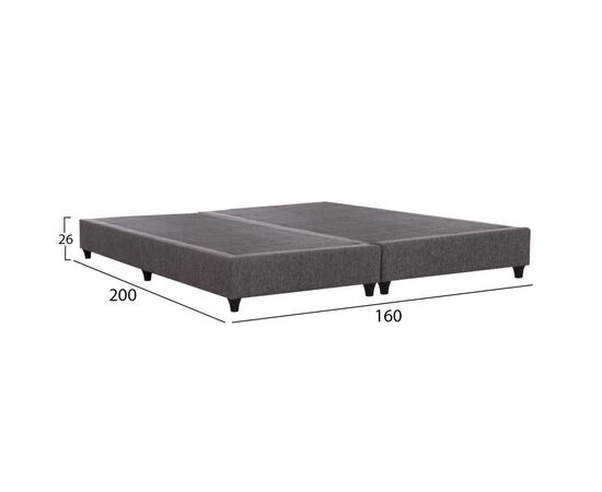 ΥΠΟΣΤΡΩΜΑ/ΚΡΕΒΑΤΙ ΥΠΕΡΔΙΠΛΟ SIGGY HM21217 ΓΚΡΙ ΥΦΑΣΜΑ--ΓΙΑ 160x200εκ. - ΚΡΕΒΑΤΙΑ στο Milonadakis.gr