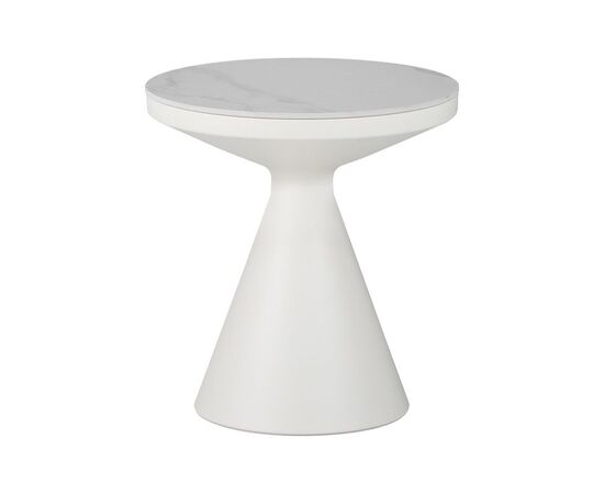 Βοηθητικά τραπέζια Coozlin Inart sintered stone σε απόχρωση λευκό μαρμάρου με λευκό μέταλλο - ΒΟΗΘΗΤΙΚΑ ΤΡΑΠΕΖΑΚΙΑ στο Milonadakis.gr