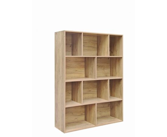 Βιβλιοθήκη Evergin pakoworld mdf σε oak απόχρωση 100x30x135εκ - ΒΙΒΛΙΟΘΗΚΕΣ στο Milonadakis.gr