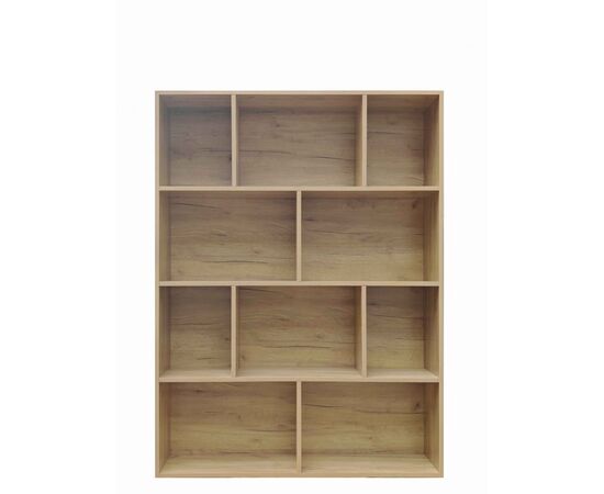 Βιβλιοθήκη Evergin pakoworld mdf σε oak απόχρωση 100x30x135εκ - ΒΙΒΛΙΟΘΗΚΕΣ στο Milonadakis.gr
