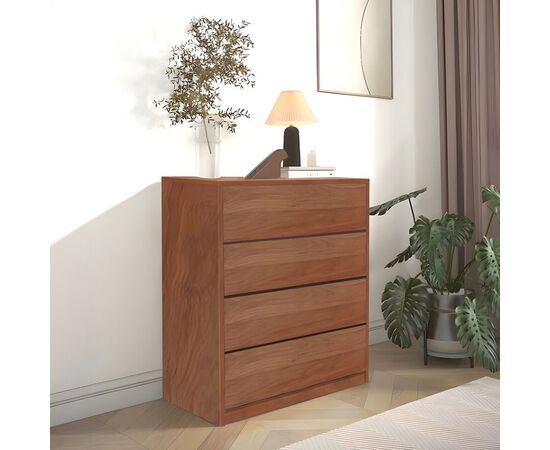 Συρταριέρα Kuanger pakoworld mdf σε καρυδί απόχρωση 80x40x80εκ - ΣΥΡΤΑΡΙΕΡΕΣ - ΤΟΥΑΛΕΤΕΣ στο Milonadakis.gr
