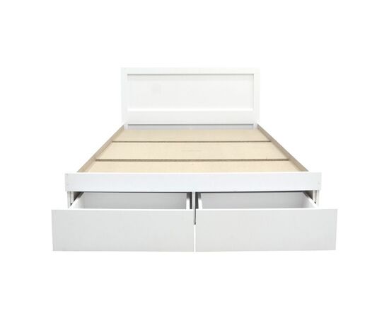 Κρεβάτι Olympus pakoworld με συρτάρι σε λευκή απόχρωση 150x200εκ - ΚΡΕΒΑΤΙΑ στο Milonadakis.gr