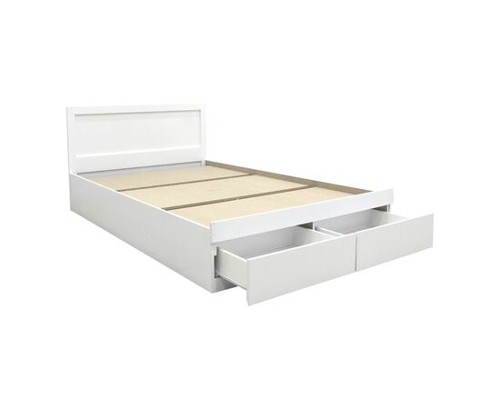 Κρεβάτι Olympus pakoworld με συρτάρι σε λευκή απόχρωση 160x200εκ - ΚΡΕΒΑΤΙΑ στο Milonadakis.gr