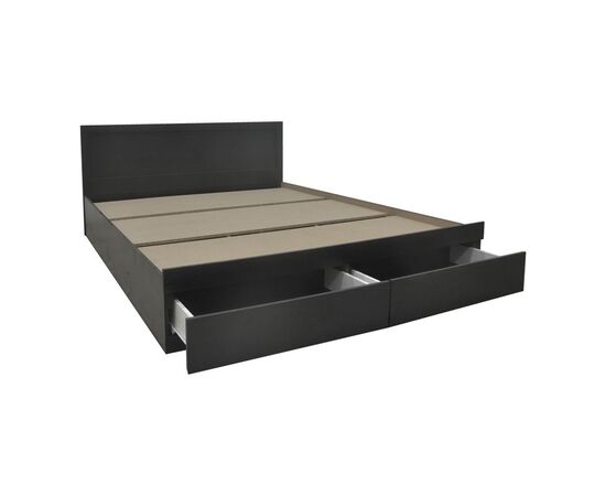 Κρεβάτι Olympus pakoworld με συρτάρι σε wenge απόχρωση 160x200εκ - ΚΡΕΒΑΤΙΑ στο Milonadakis.gr