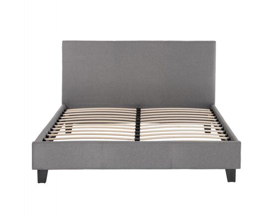 ΚΡΕΒΑΤΙ BECCA ΑΠΟ ΥΦΑΣΜΑ ΓΚΡΙ HM553.11 ΓΙΑ ΣΤΡΩΜΑ 150x200 EK. - ΚΡΕΒΑΤΙΑ στο Milonadakis.gr