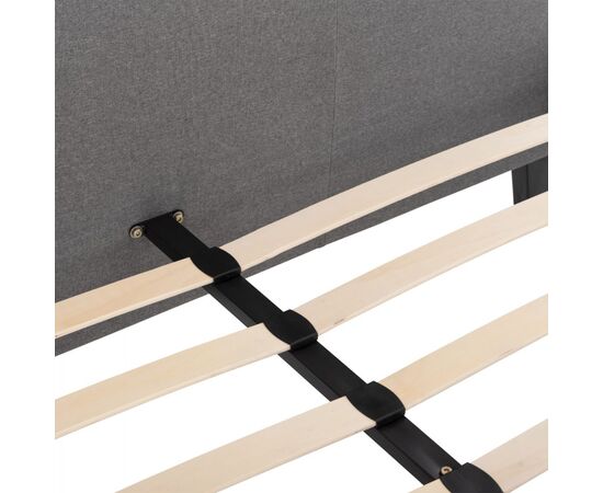 ΚΡΕΒΑΤΙ BECCA ΑΠΟ ΥΦΑΣΜΑ ΓΚΡΙ HM553.11 ΓΙΑ ΣΤΡΩΜΑ 150x200 EK. - ΚΡΕΒΑΤΙΑ στο Milonadakis.gr