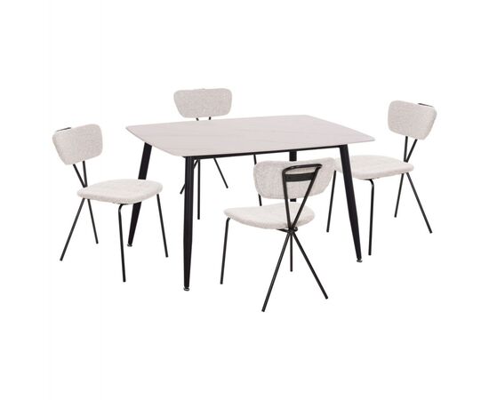 ΣΕΤ ΤΡΑΠΕΖΑΡΙΑΣ 5ΤΜΧ RAVEN HM21067.01 ΚΕΡΑΜΙΚΟ TOP ΛΕΥΚΟ ΜΑΡΜΑΡΟ--ΜΕΤΑΛΛΟ - ΤΡΑΠΕΖΑΡΙΕΣ στο Milonadakis.gr